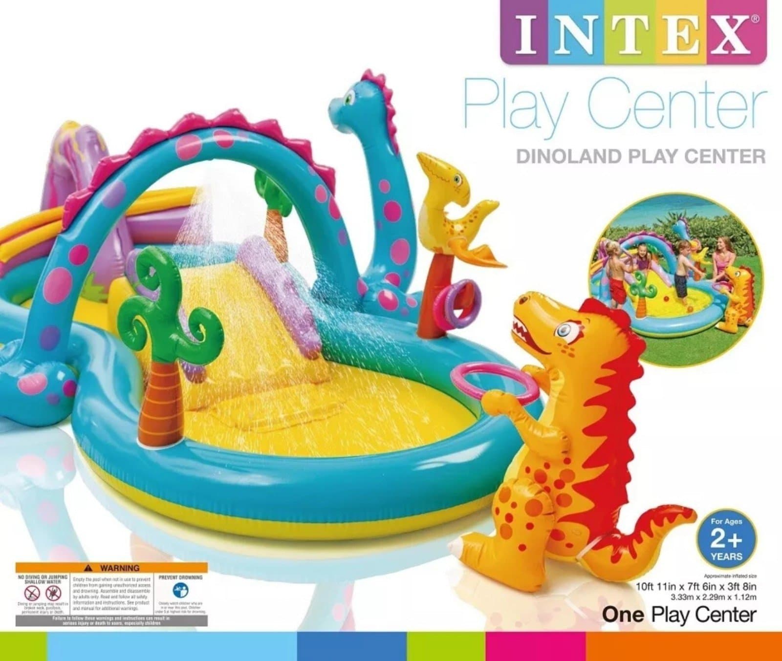 Dinoland Inflatable Play Center 131inch X 90inch X 44inch A1046 - Thumbnail 2