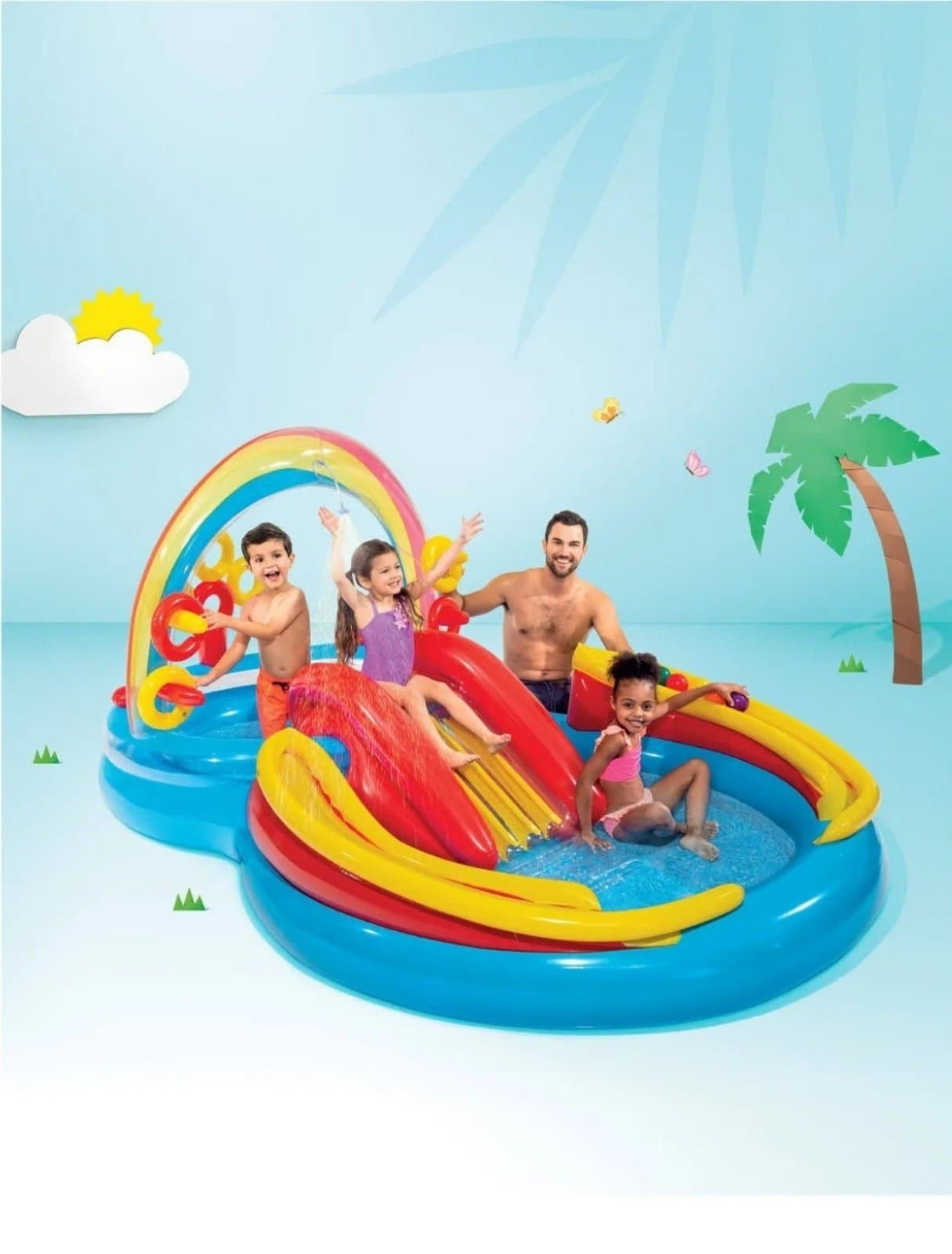 Intex Rainbow Ring Play Center - Thumbnail 6