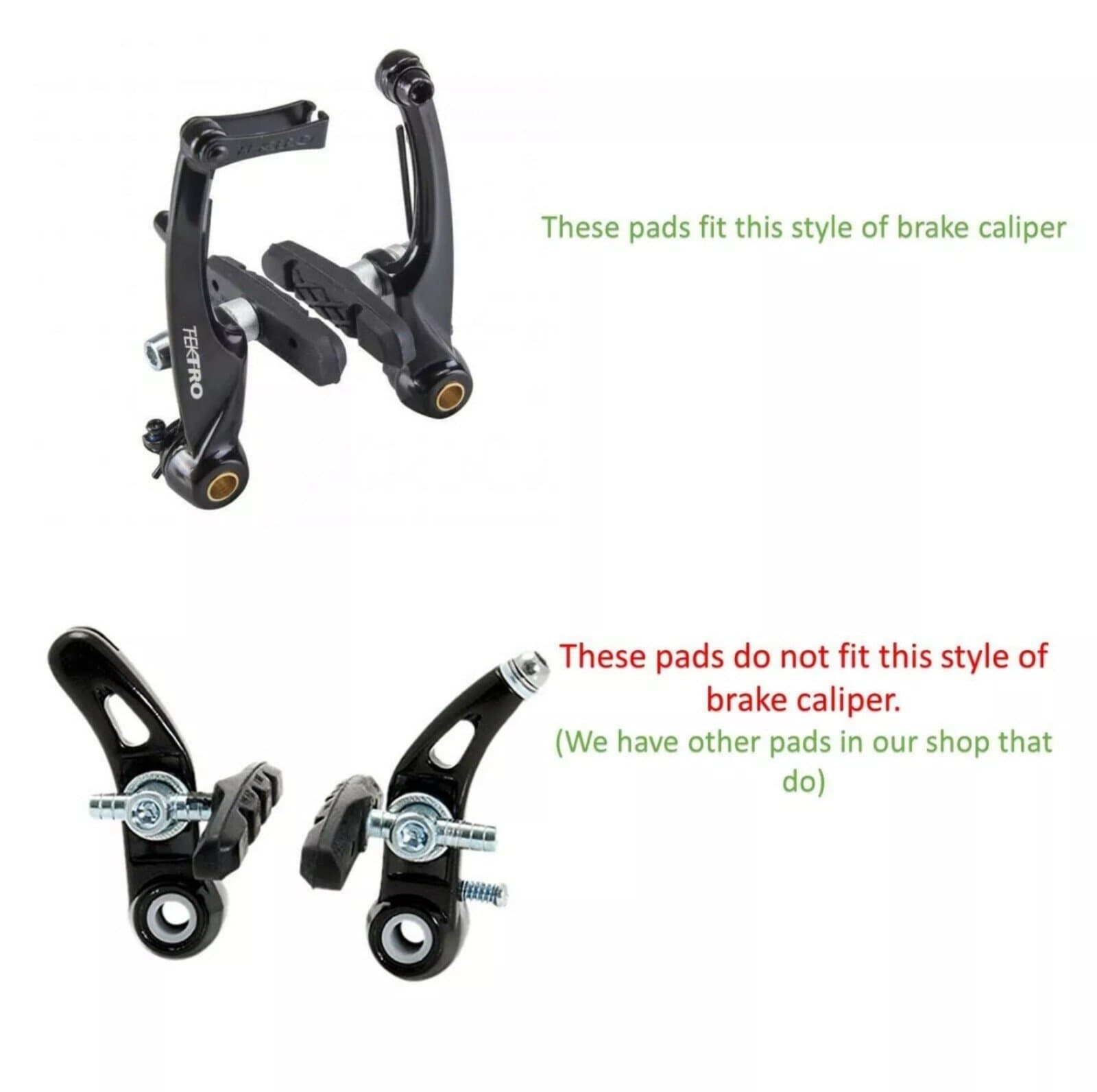 Mountain Bike BMX Cycling V Brake Blocks Bicycle Break Pad Shoes Hold - Thumbnail 6