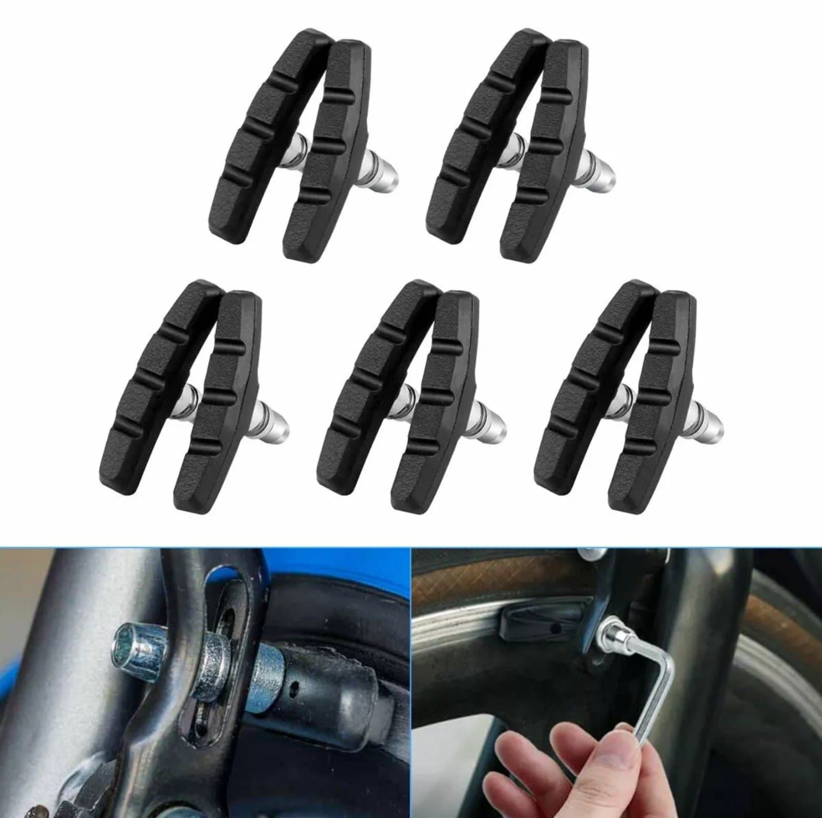 Mountain Bike BMX Cycling V Brake Blocks Bicycle Break Pad Shoes Hold - Thumbnail 5