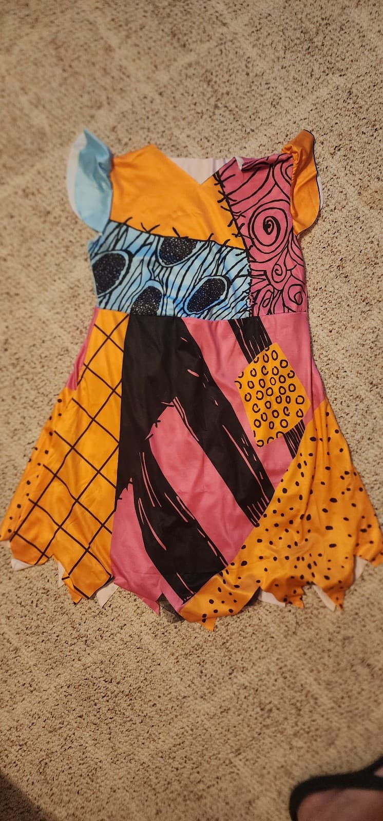 Nightmare Before Christmas Sally Costume size Medium - Thumbnail 4