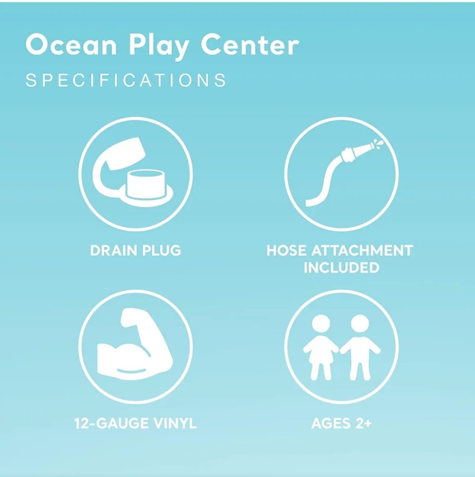 Intex Inflatable Ocean Play Center Kids Pool - Thumbnail 4