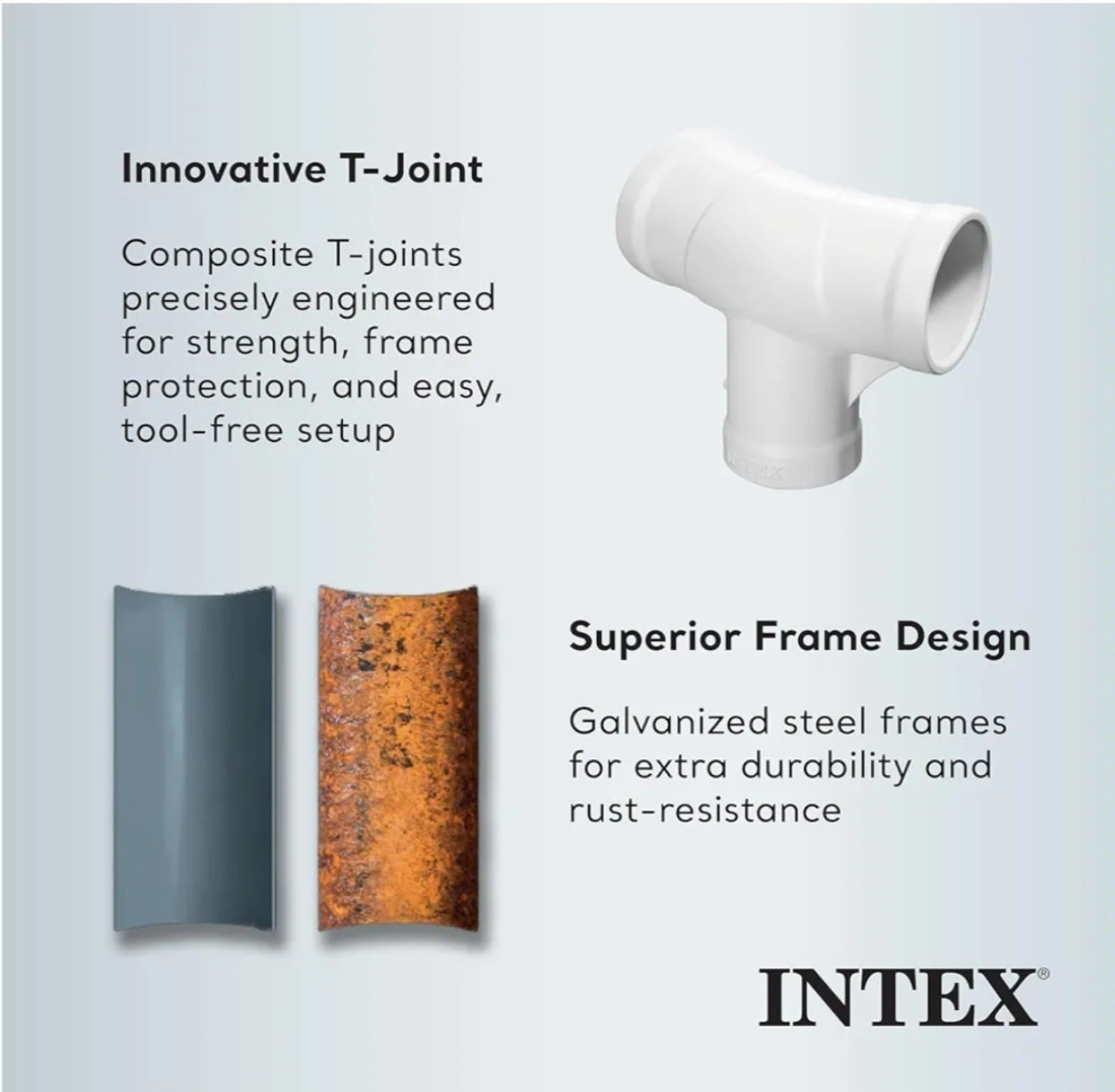 Intex 10ft Prism Metal Frame Pool D1005 - Thumbnail 4