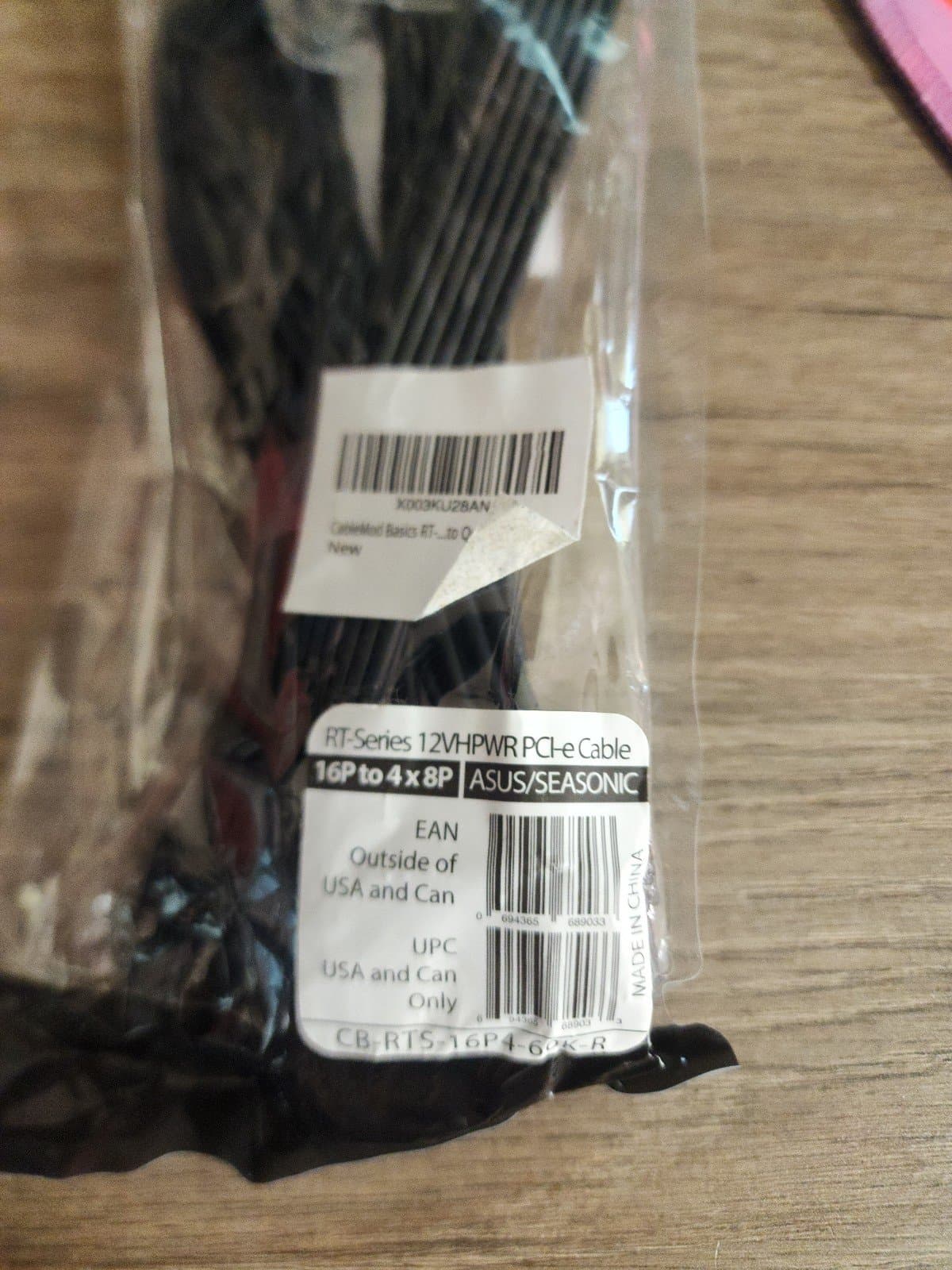 CableMod Basics 16p to 4 8p Asus/seasonic - Thumbnail 6