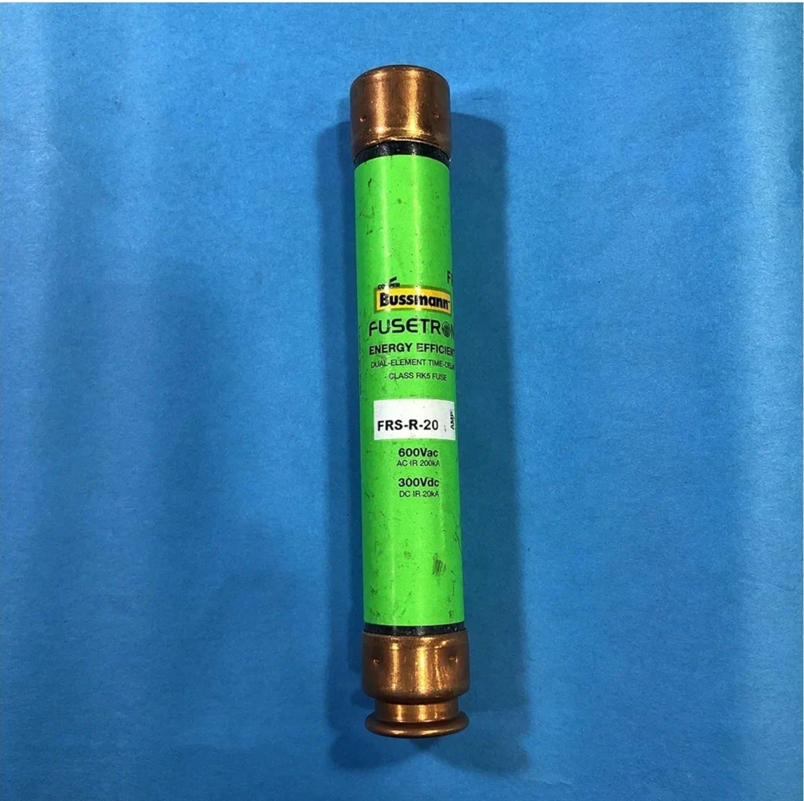 Bussmann FRS-R-20 (FRSR-20, BP/FRS-R-20) 20 Amp (20A) 600V Fusetron Dual Element - Thumbnail 4