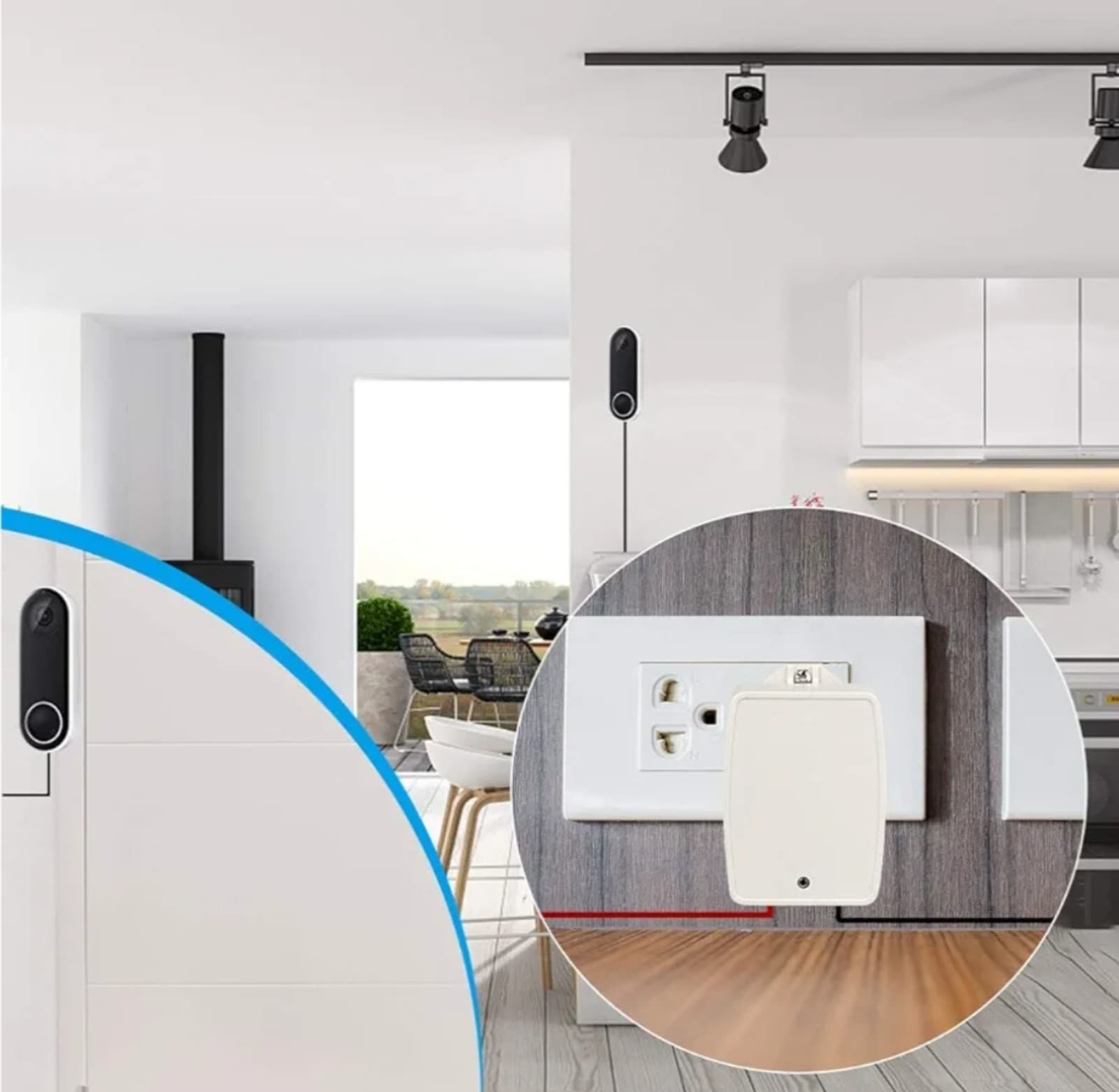 Plug-in Transformer Compatible with All Doorbells & Security Pane - Thumbnail 5