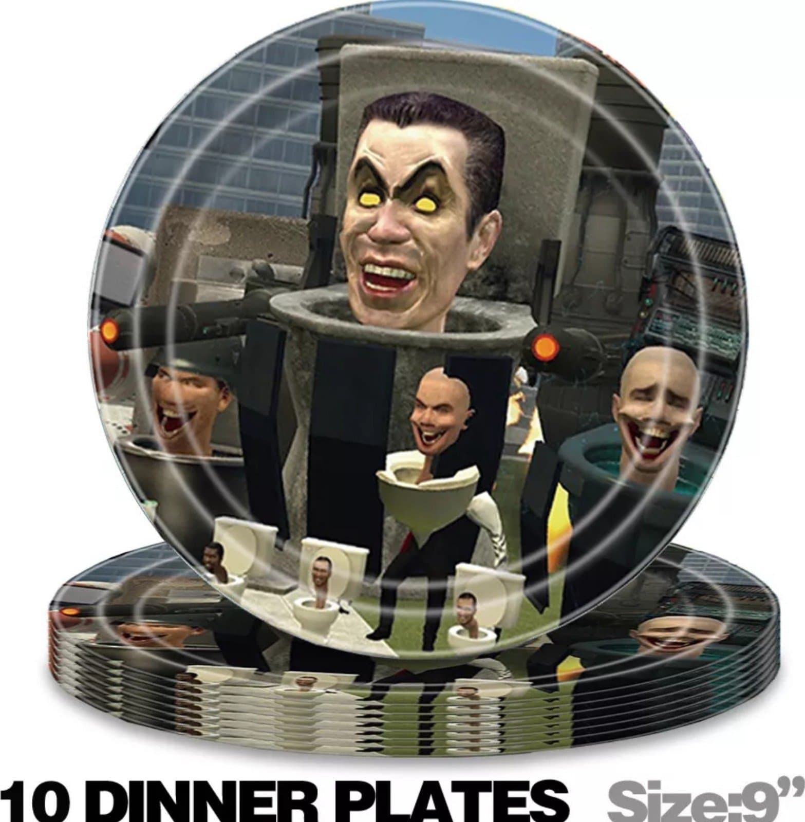 Skibidi Toilet Party Supplies Birthday Decoration Set - Thumbnail 2