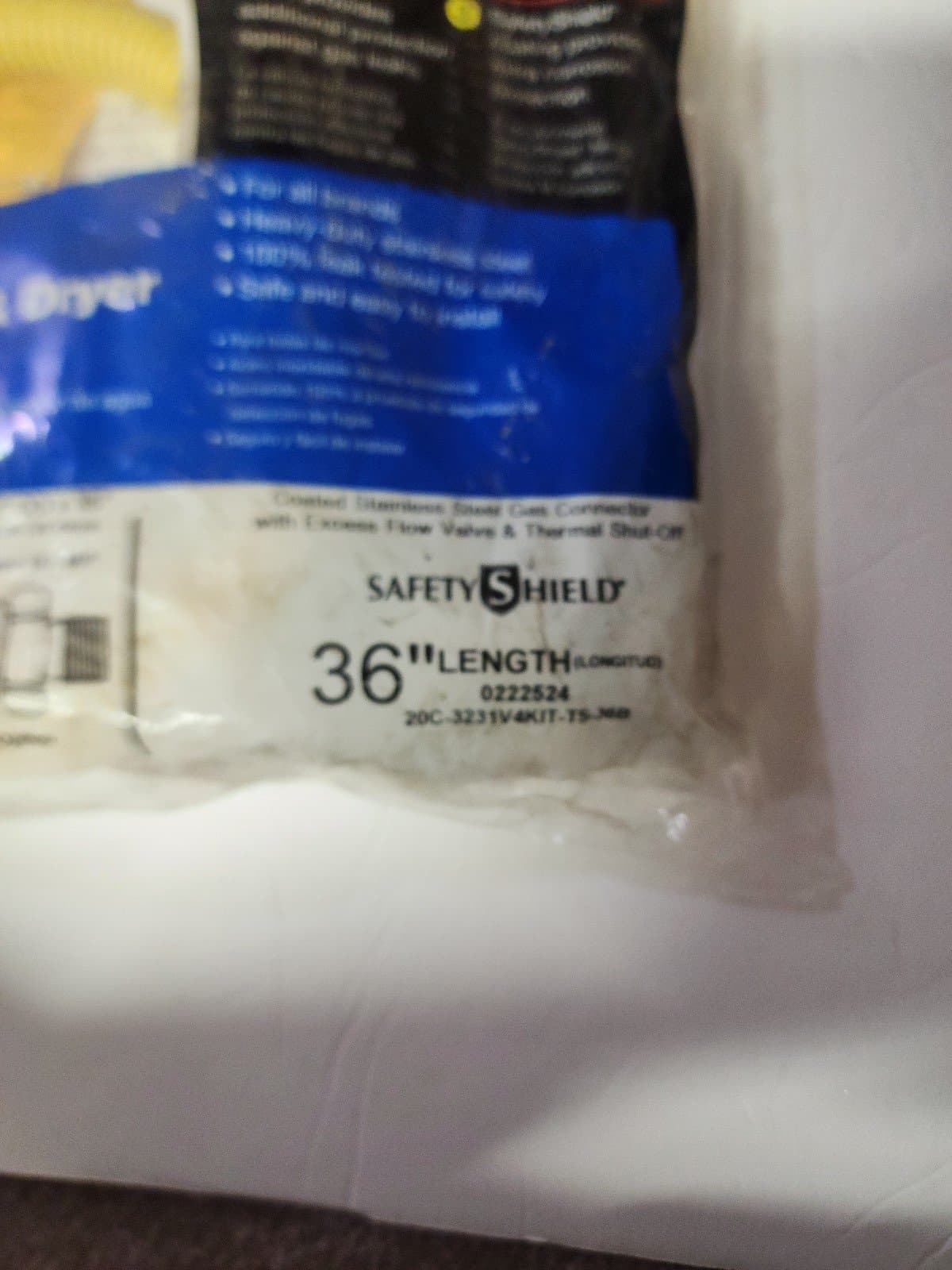 Gas Appliance Connector Kit 1/2" OD X 36" L - Thumbnail 3