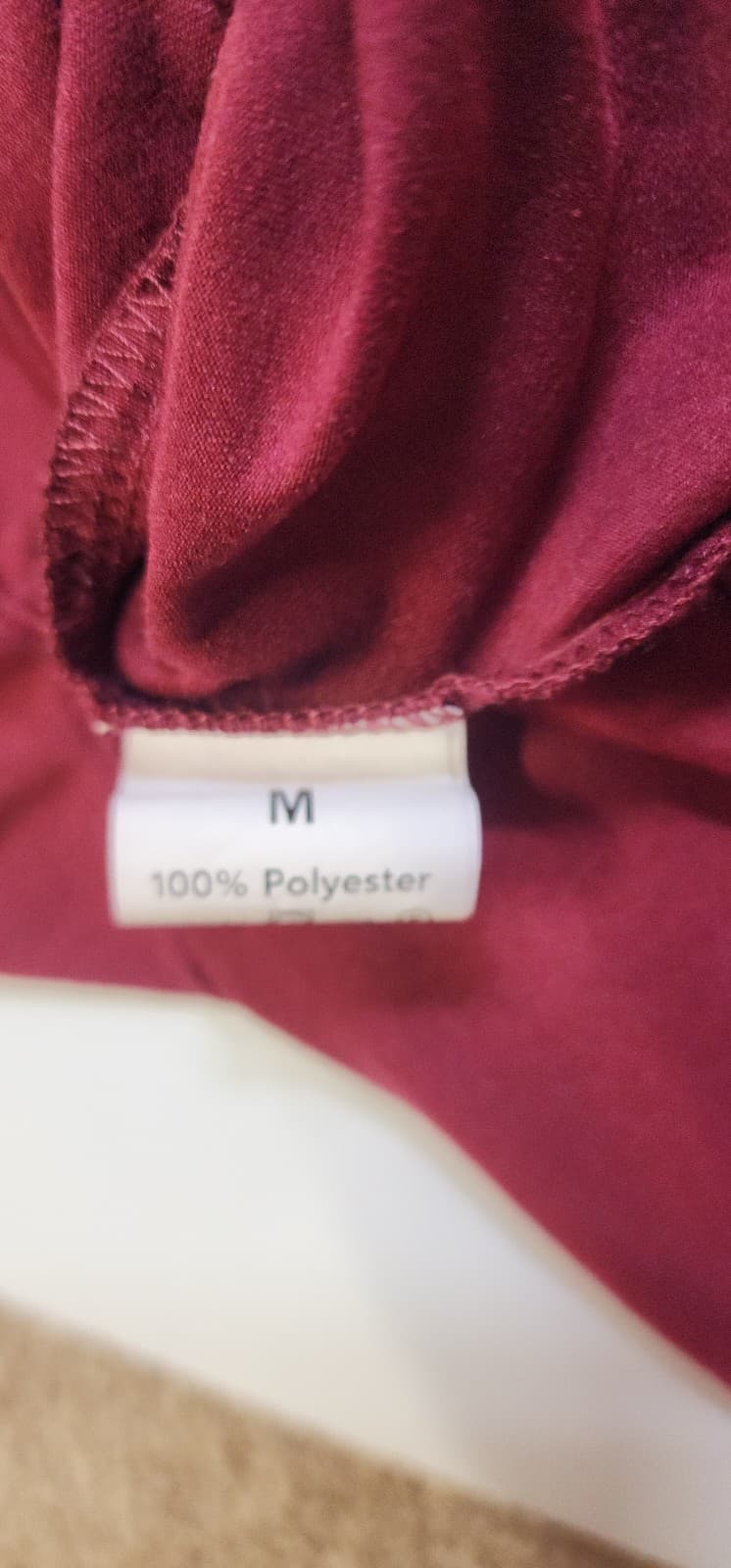 Burgundy Shirt sz Medium (fits like a Large) - Thumbnail 4