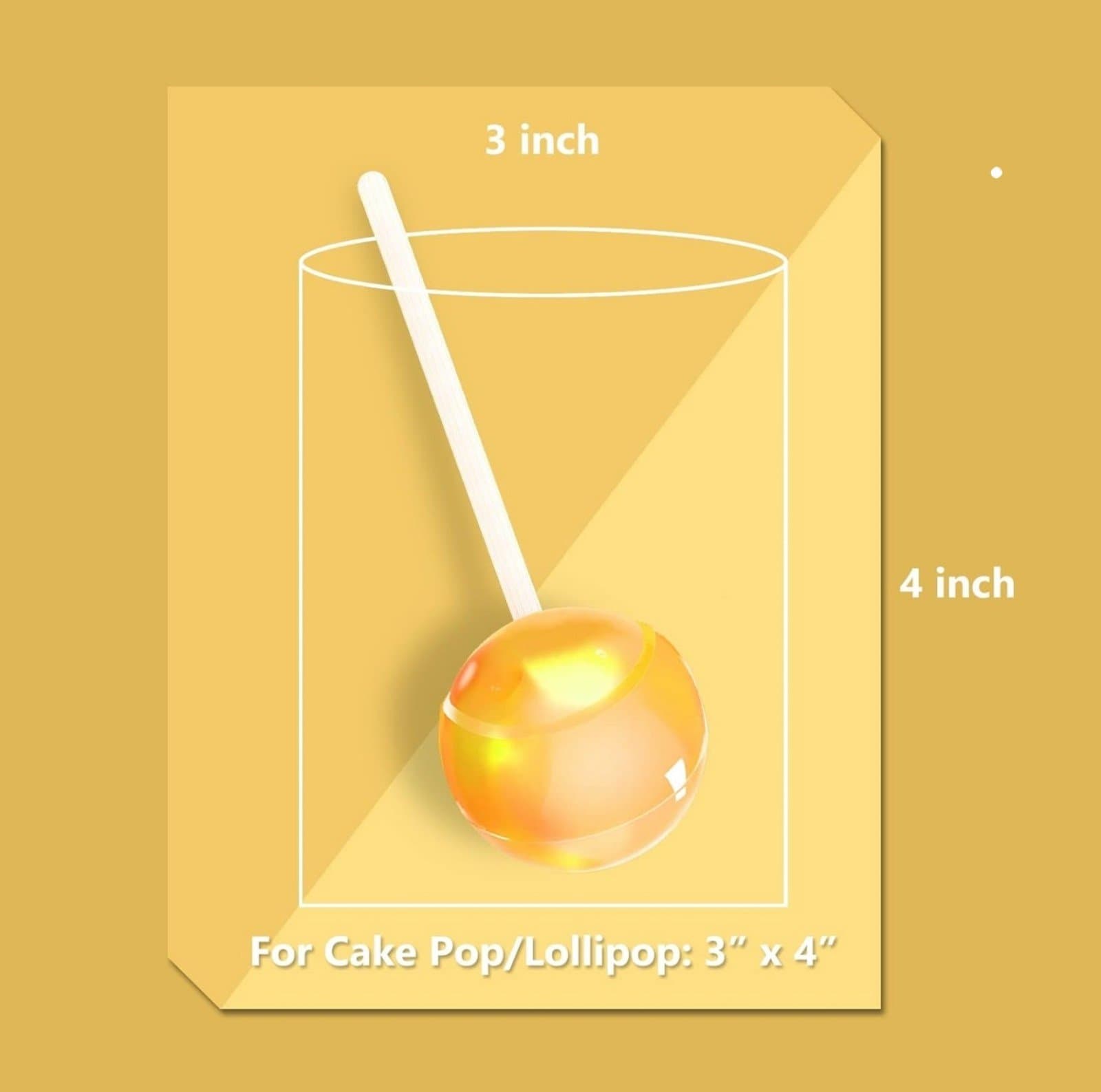 Cellophane Bags 100ct 4" x 6" with Twist Ties - Thumbnail 2