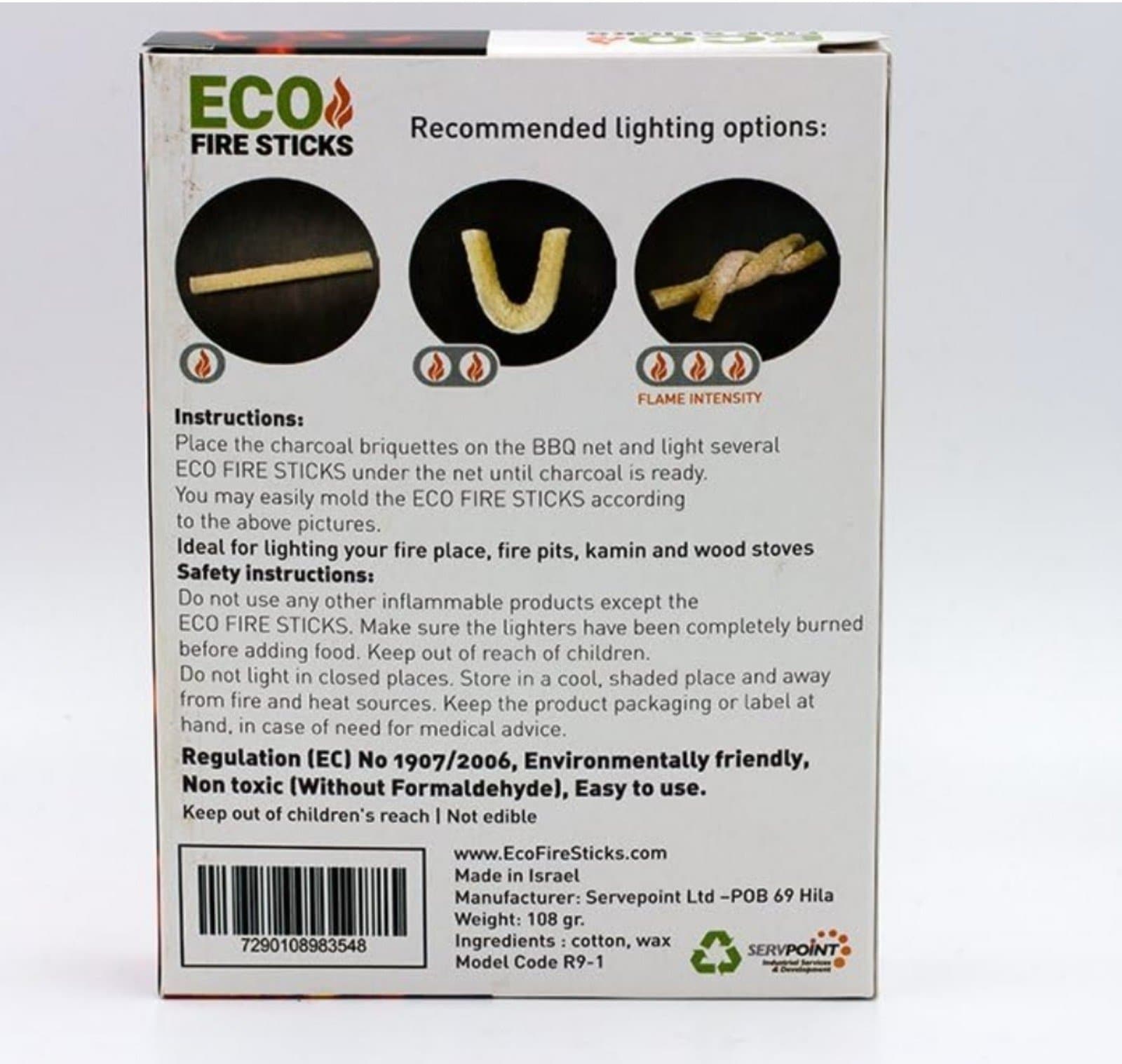 Eco Fire Lighter for Stoves, BBQ Fire Starter Charcoal Grill Fire Sticks & Wood - Thumbnail 4
