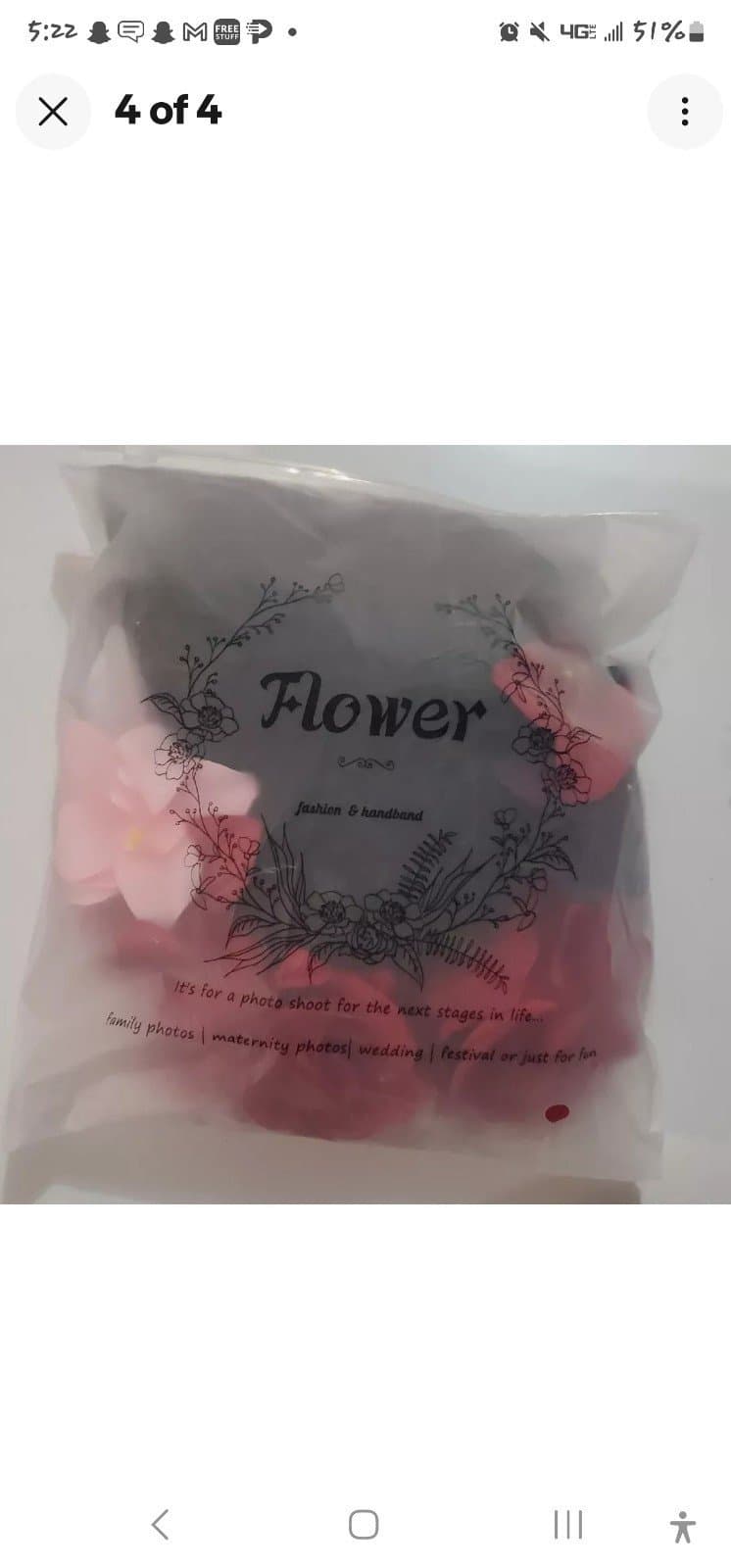 Day of the dead flower headband - Thumbnail 2