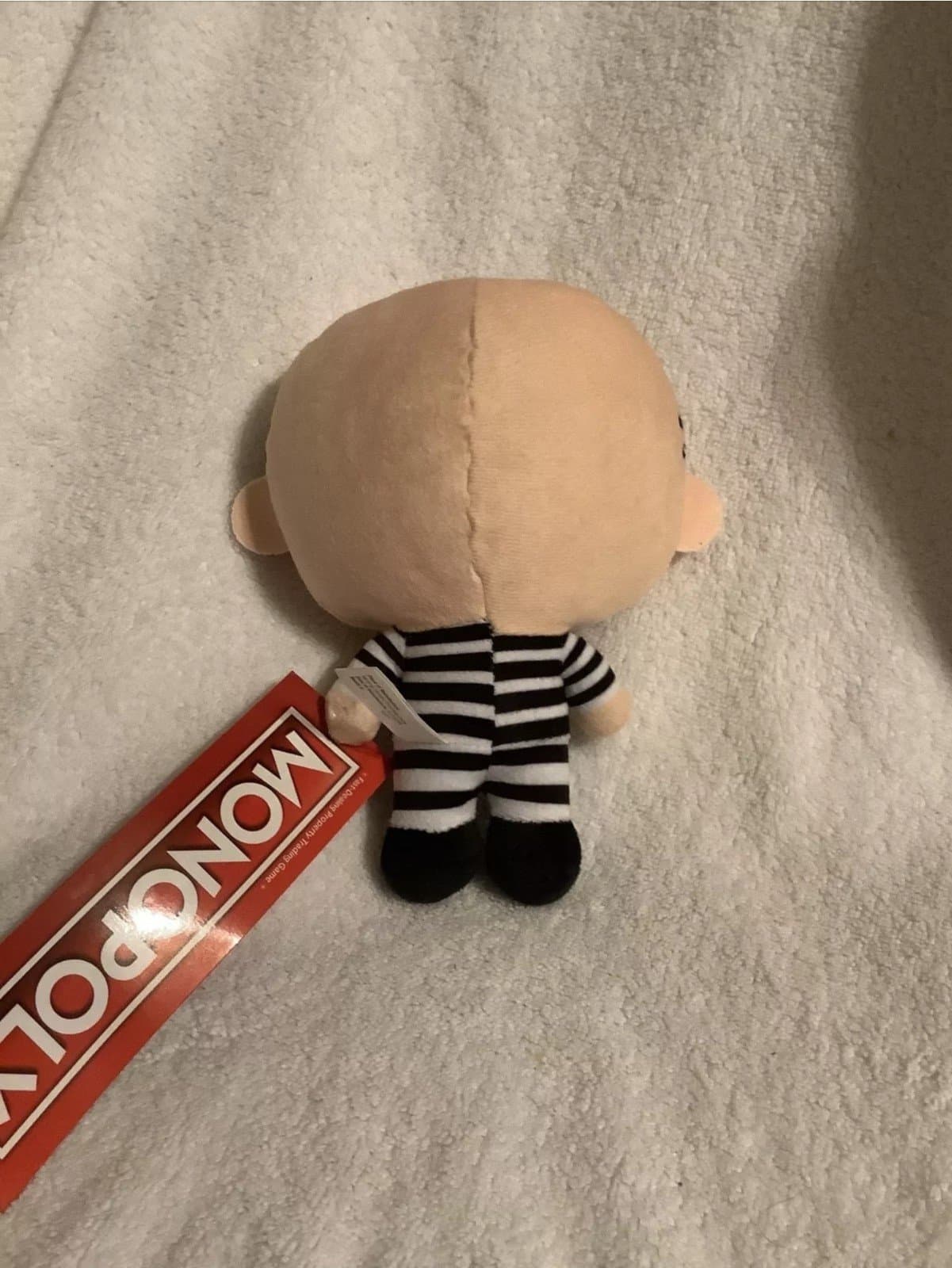 Monopoly Plush Mr. Monopoly Plush Hasbro Gaming Toy Get Out Of Jail Free 7" NWT - Thumbnail 2