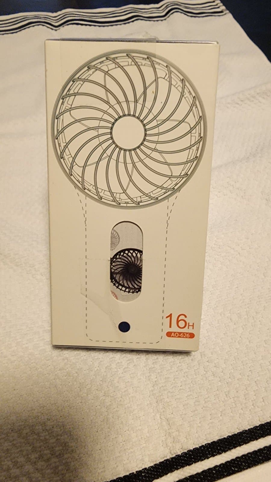 Personal Fan, Desk Fan Rechargeable - Image 1