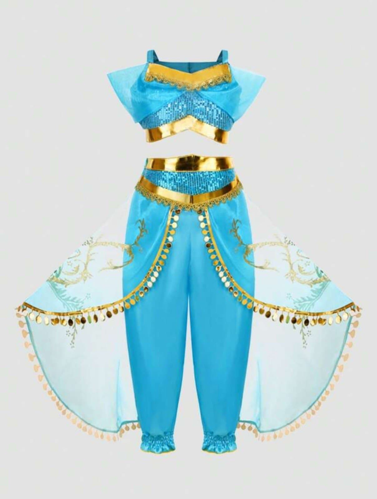 Princess Jasmine 3pc Costume szS - Image 1