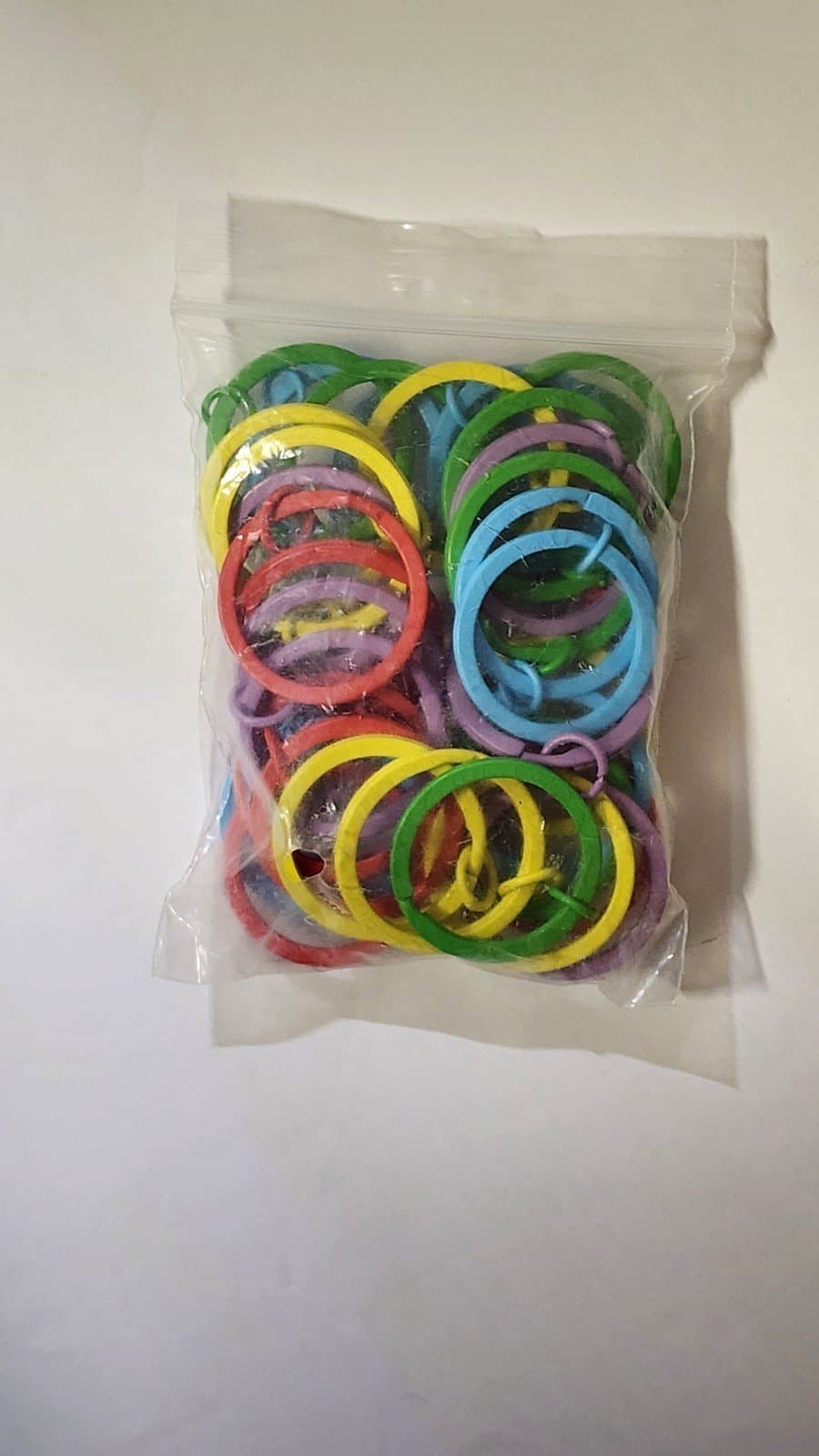 Colorful Keychain Rings 45pc - Thumbnail 2