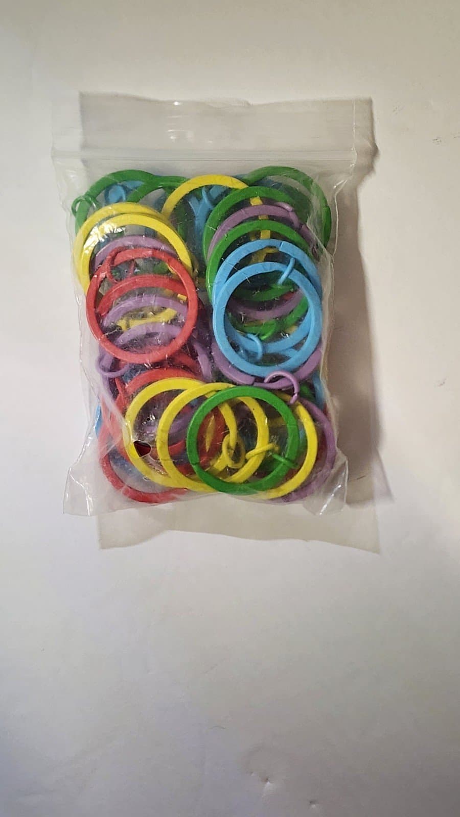 Colorful Keychain Rings 45pc - Image 1