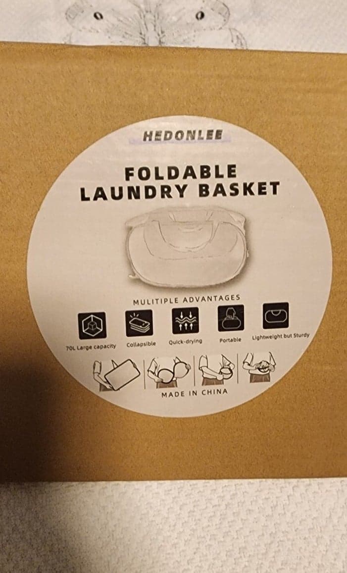 Foldable Laundry Basket - Thumbnail 2