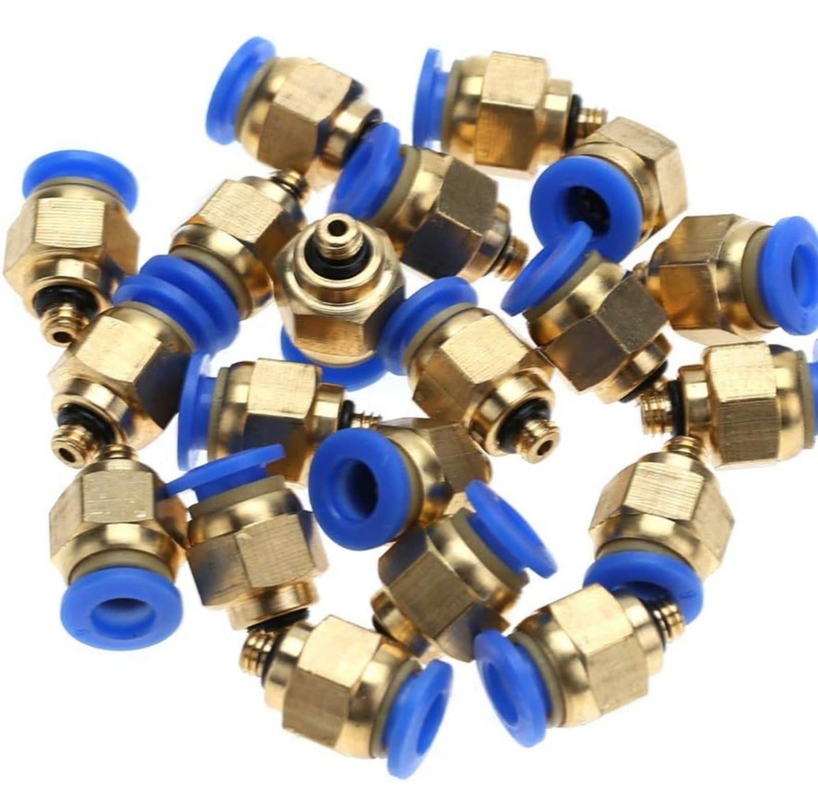 10PCS 3/8" OD Tube X 1/8" NPT Pneumatic Fitting, Push To Connect Air Fitting US- - Thumbnail 2