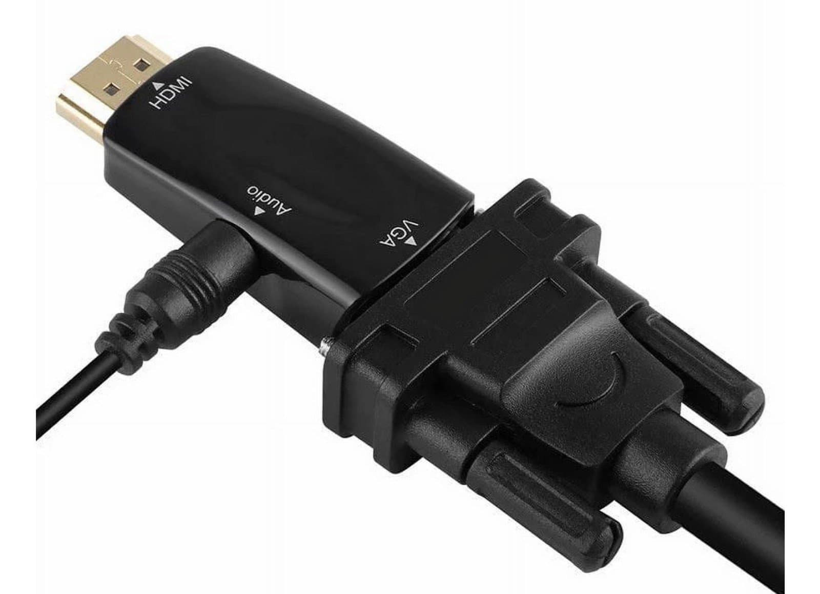 HDMI to VGA Female w/Audio Output Adapter - Thumbnail 2