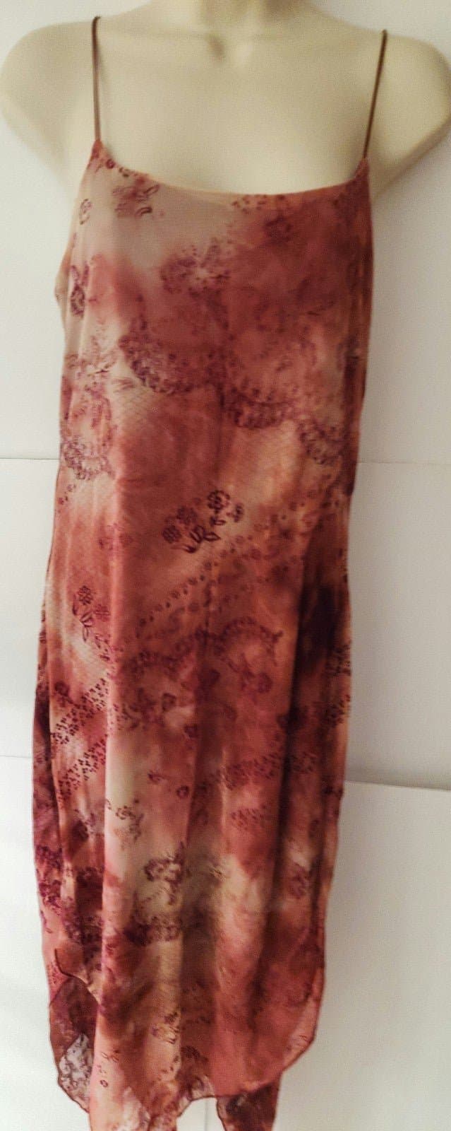 Burgundy midi dress Rue 21 szM - Image 1