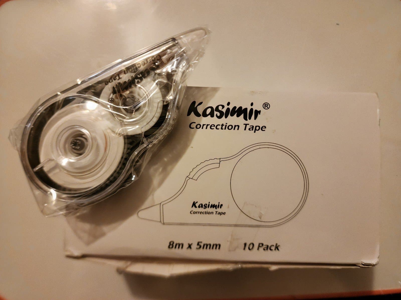 Original Correction Tape 3 Pack White Nonrefillable Premium quality - Thumbnail 4