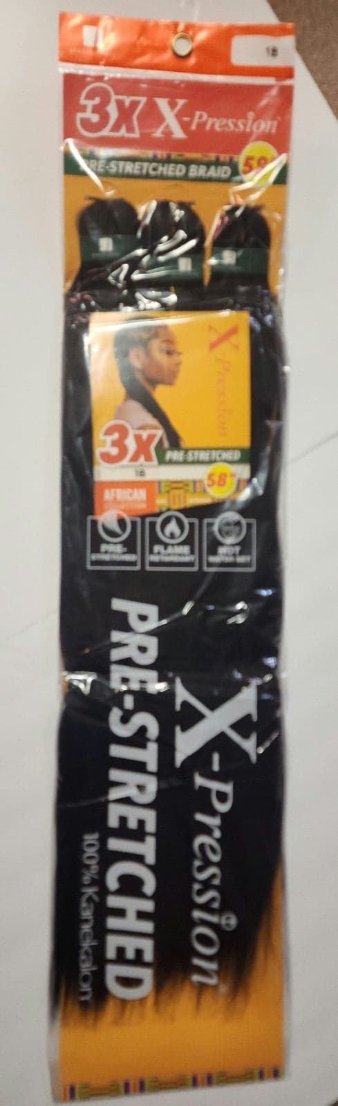 Sensationnal Braids XPRESSION 3X Pre-Stretched Braid 58 inches - Image 1