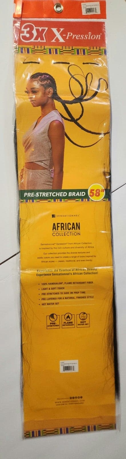 Sensationnal Braids XPRESSION 3X Pre-Stretched Braid 58 inches - Thumbnail 3