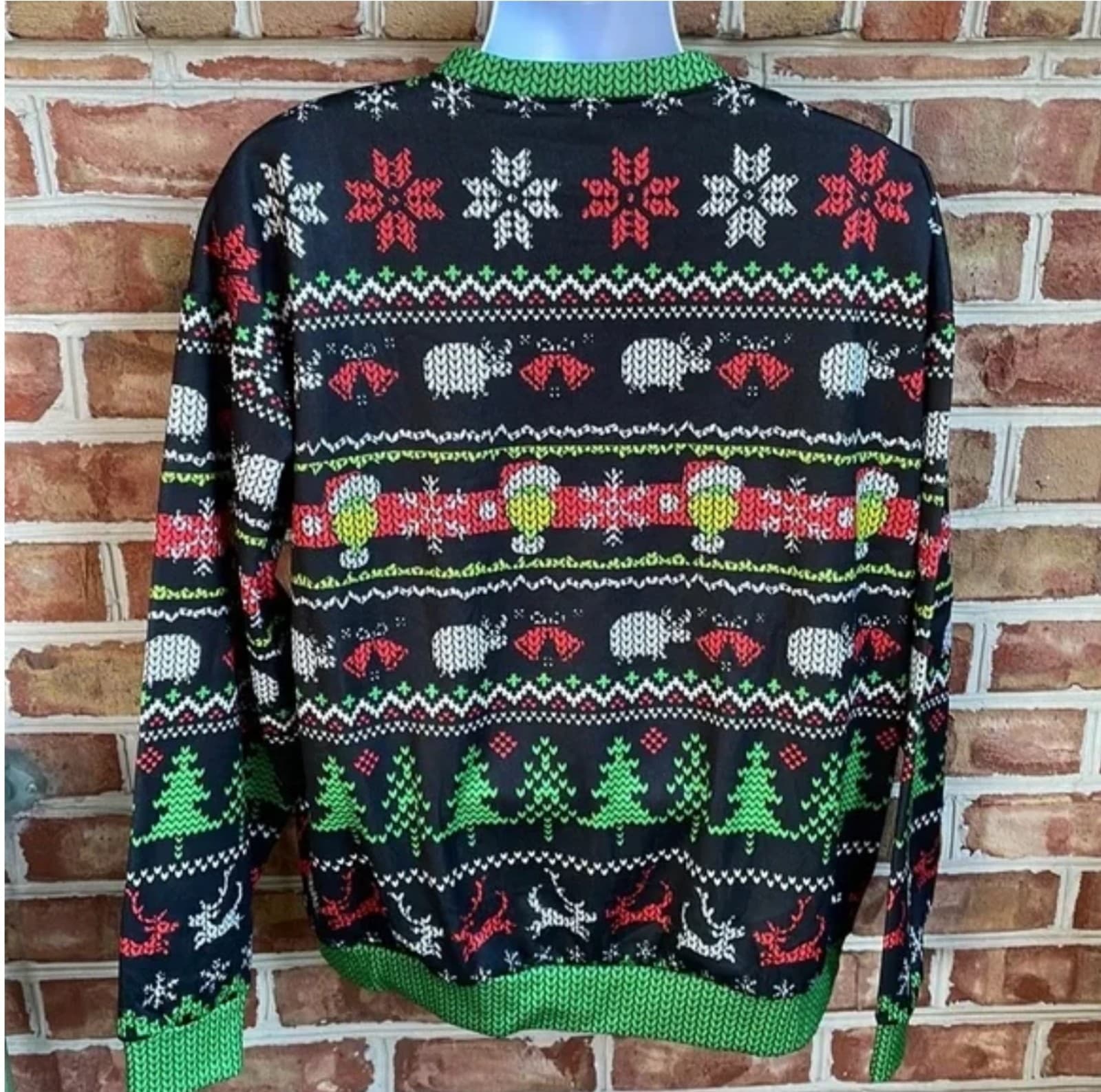 Grinch Christmas Sweatshirt FJB Let’s Go Brandon - Thumbnail 3