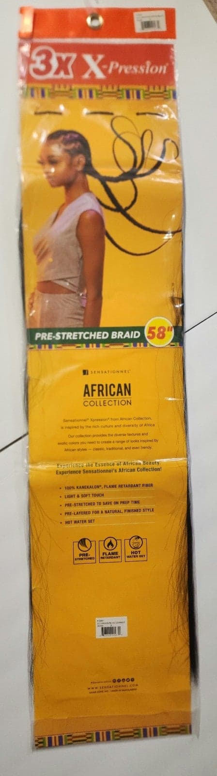 Sensationnal Braids XPRESSION 3X Pre-Stretched Braid 58 inches - Thumbnail 4