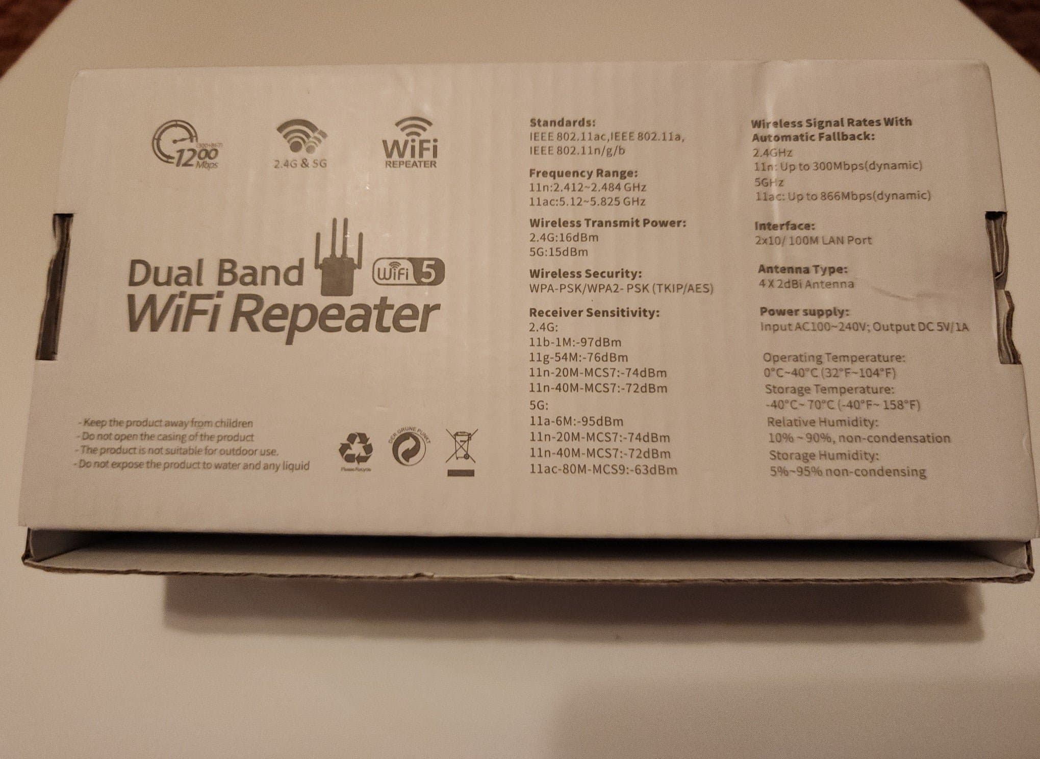 Dual Band WiFi Repeater Wifi 5 - Thumbnail 4