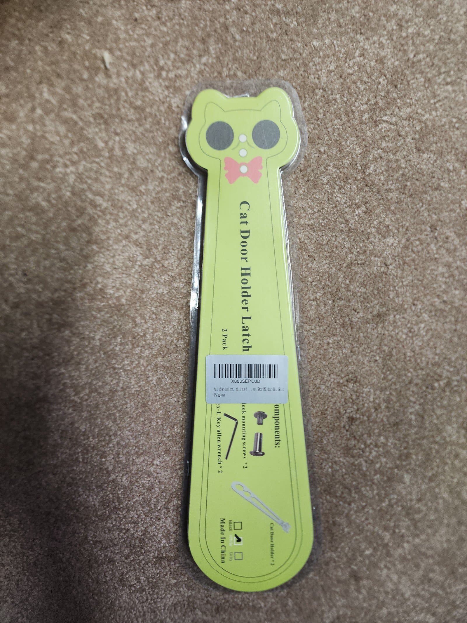 Cat door holder latch 2pack - Image 1