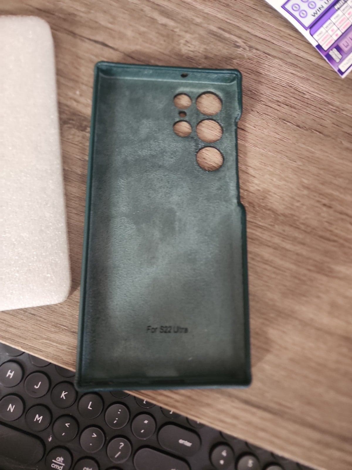 Green phone case samsung galaxy s22 ultra - Thumbnail 3