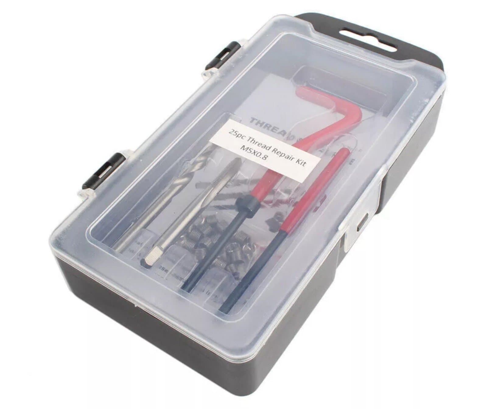 Metric Thread Repair Tool Insert Kit M5 M6 M8 M10 M12 M14 Helicoil Fit Car Coil - Thumbnail 2