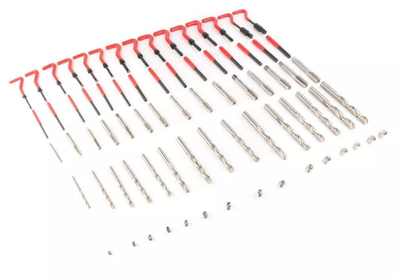 Metric Thread Repair Tool Insert Kit M5 M6 M8 M10 M12 M14 Helicoil Fit Car Coil - Thumbnail 4