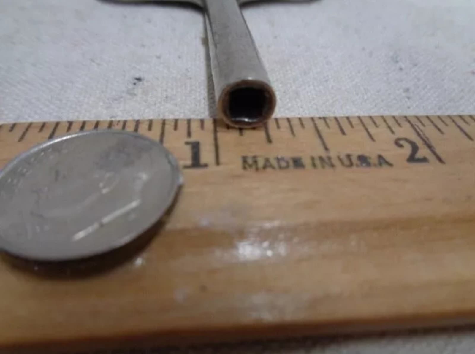 Antique Grandfather Clock wind up key 1950 - 1960 ? Danish Modern Era - Thumbnail 2