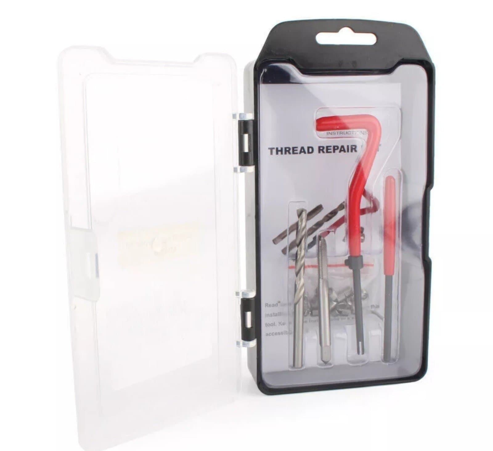 Metric Thread Repair Tool Insert Kit M5 M6 M8 M10 M12 M14 Helicoil Fit Car Coil - Thumbnail 3