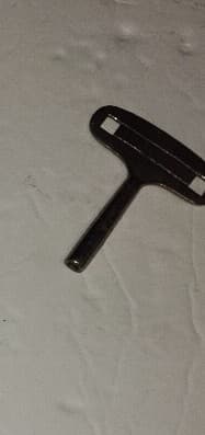 Antique Grandfather Clock wind up key 1950 - 1960 ? Danish Modern Era - Thumbnail 4