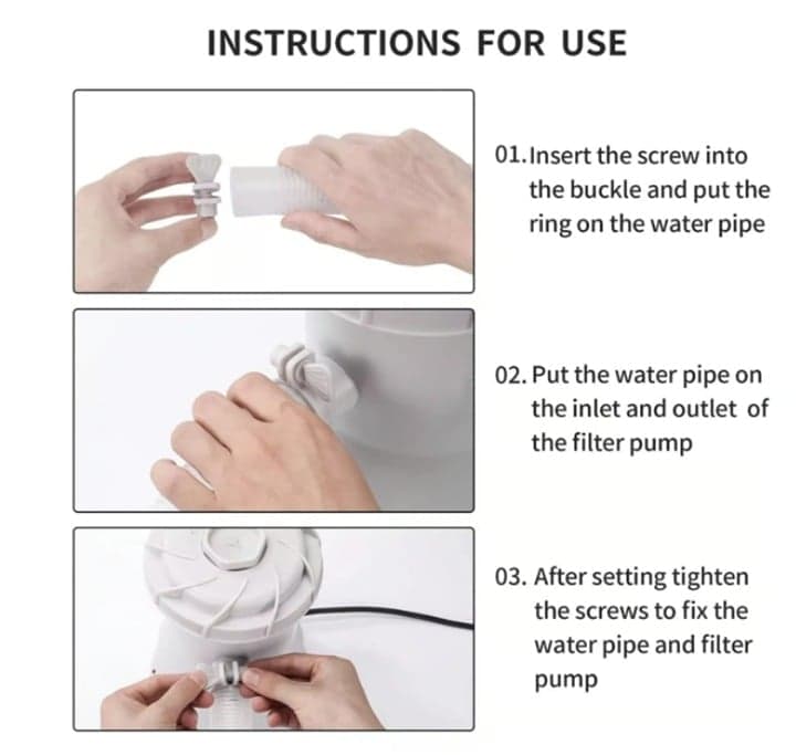 Pool Filter Pump 800GPH - Thumbnail 5