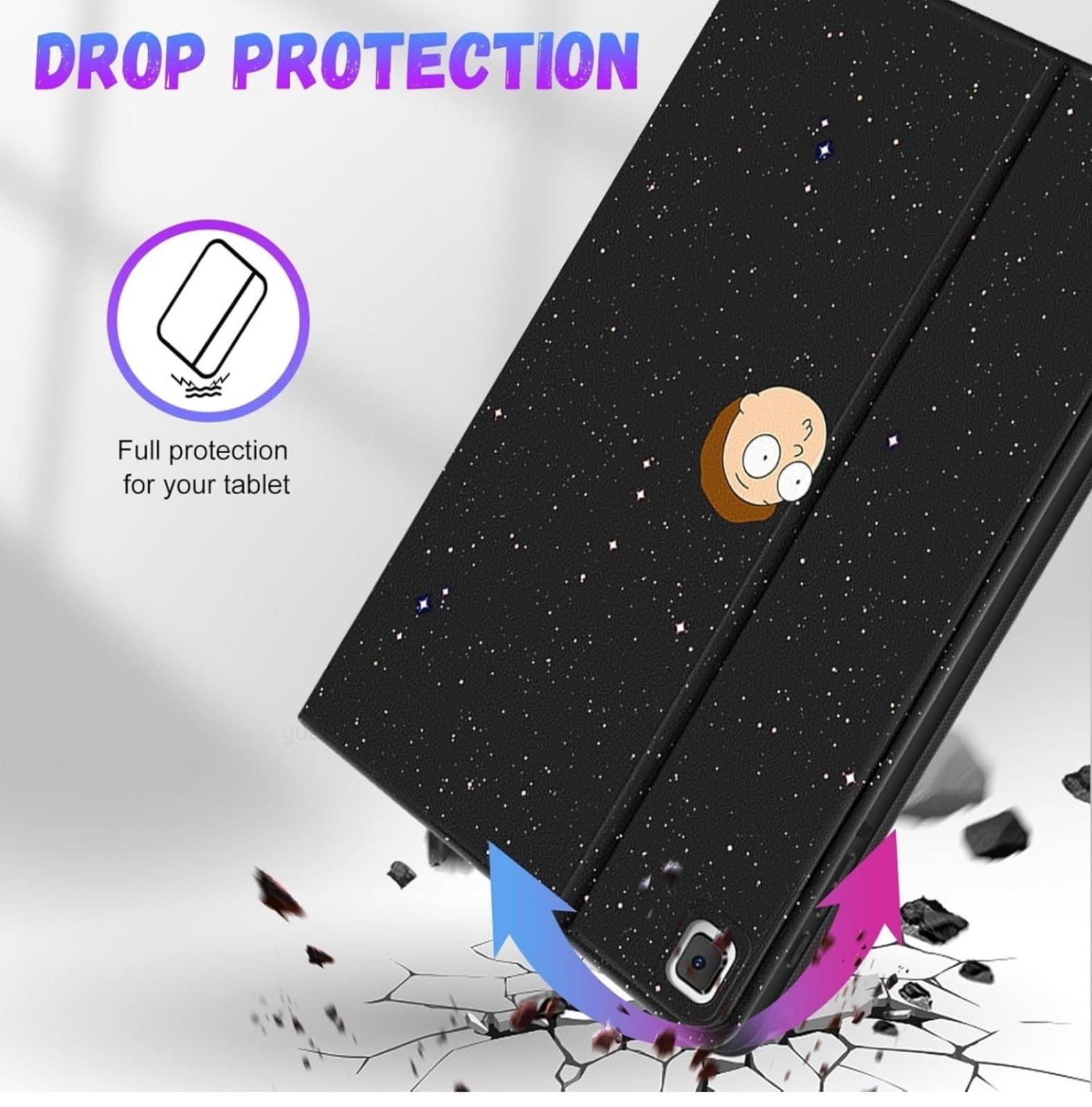 Rick & Morty Galaxy Tab A7 Case 10 Inch Case - Thumbnail 5