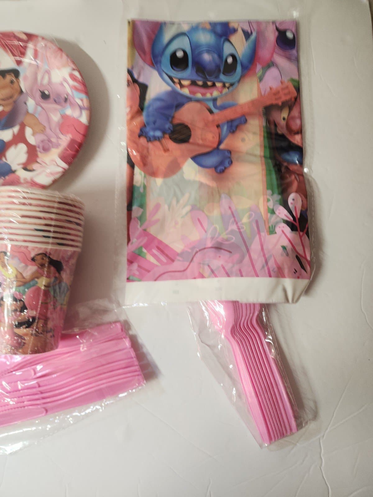 Disney LILO AND STITCH HAPPY BIRTHDAY CAKE PARTY Pink - Thumbnail 3