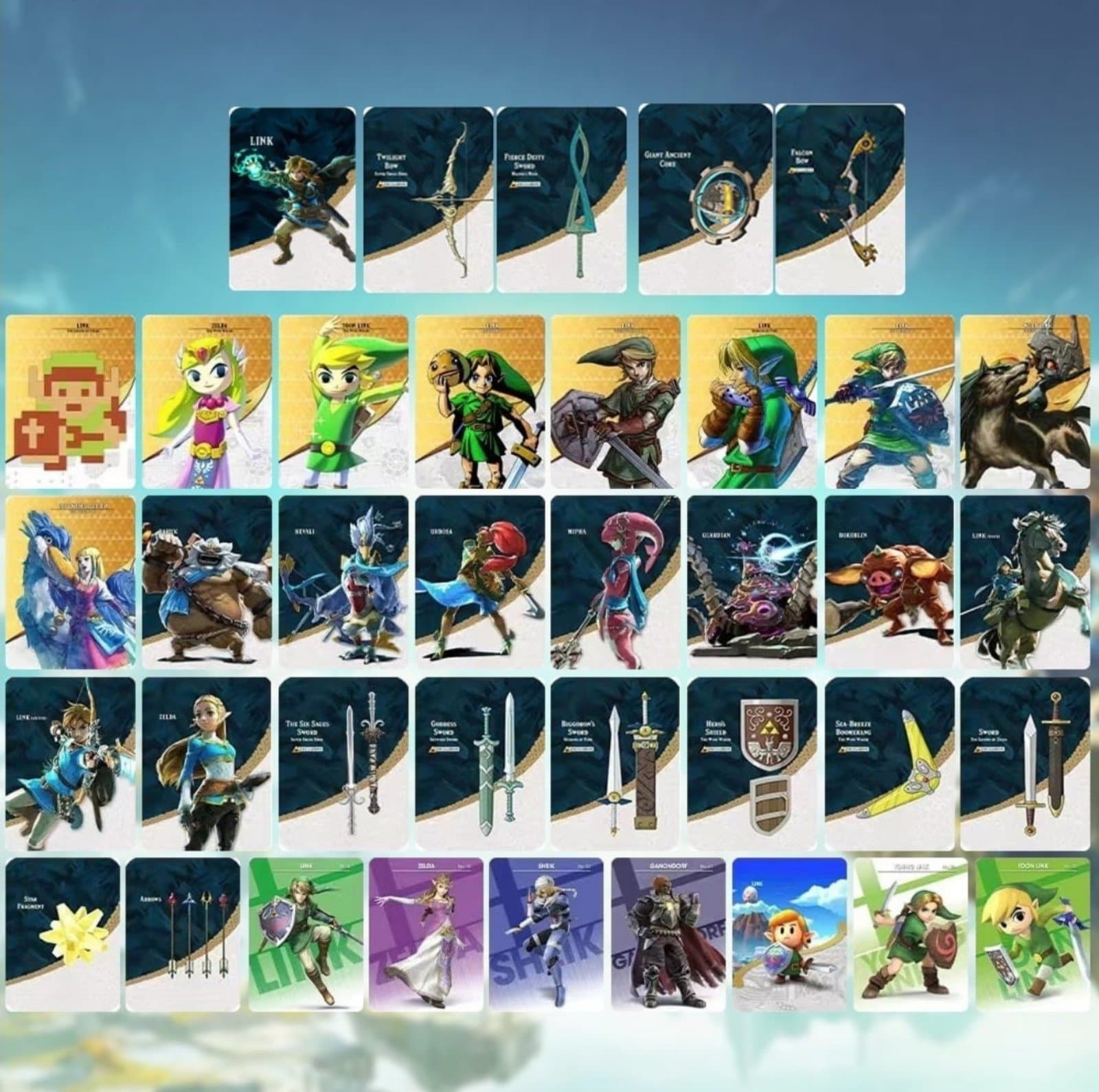 zelda tears of the kingdom amiibo cards 38ct - Thumbnail 5