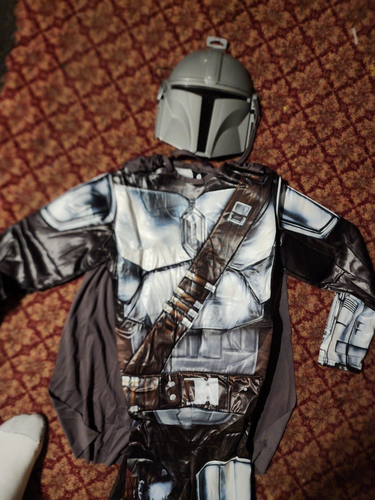 Kids Deluxe Mandalorian Cosplay Costume Star Wars The Mandalorian Boys Dress Up - Thumbnail 6