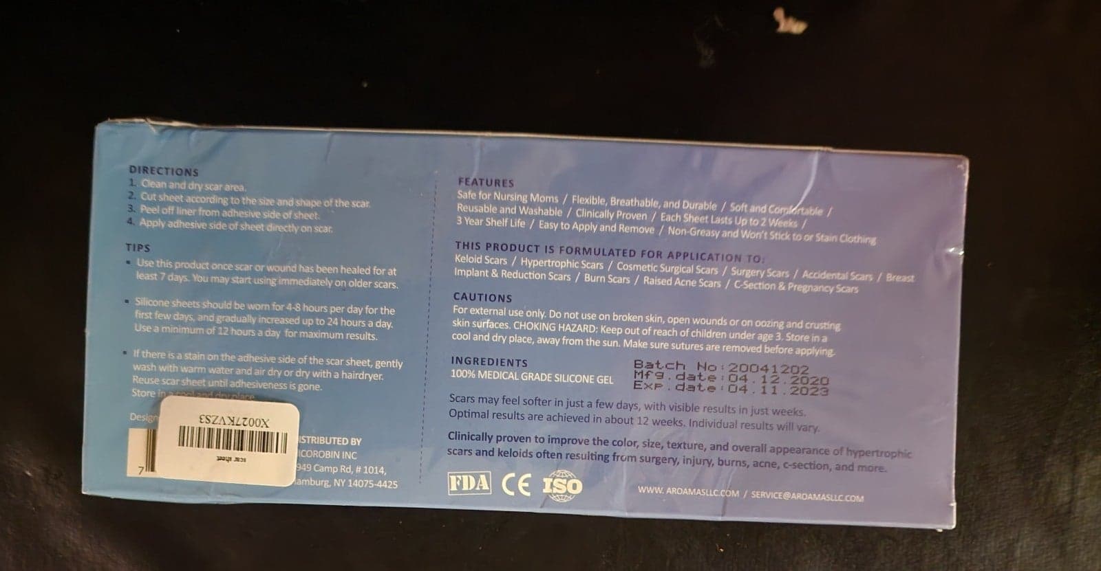 Silicone Scar Removal Sheets 4 pack NEW - Thumbnail 2