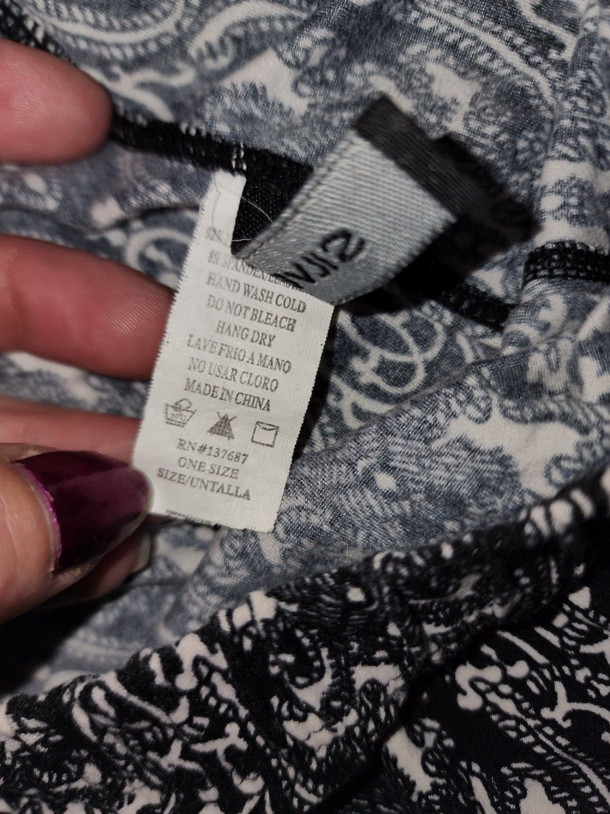 Women's Silver Leggings OS - Thumbnail 3