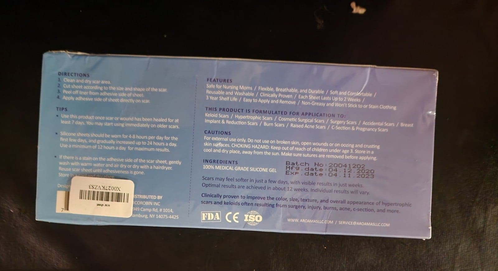 Silicone Scar Removal Sheets 4 pack NEW - Thumbnail 3