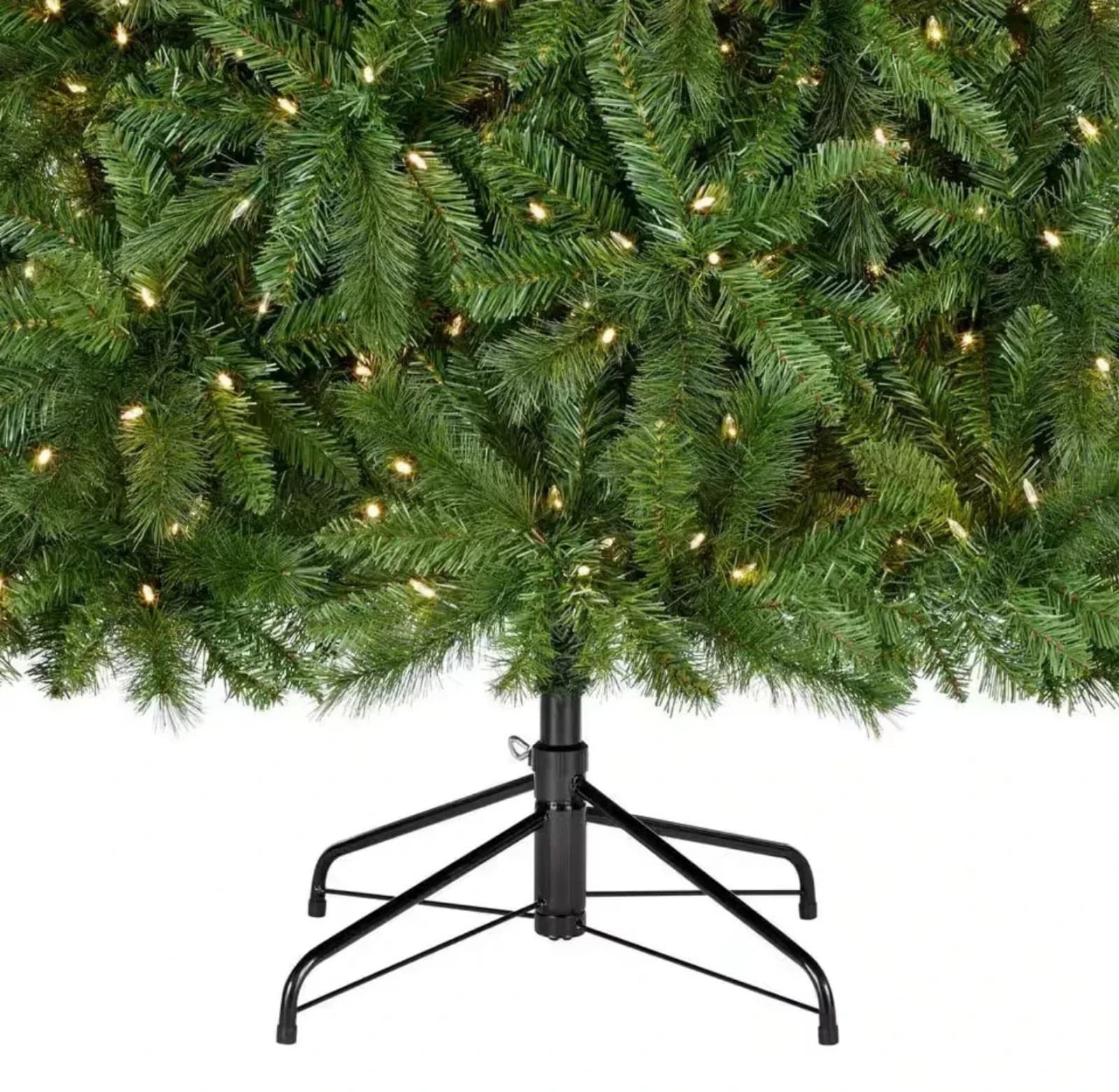7.5-foot Pre-Lit LED Christmas Tree Home Accents Holiday Edgewater Pine - Thumbnail 4