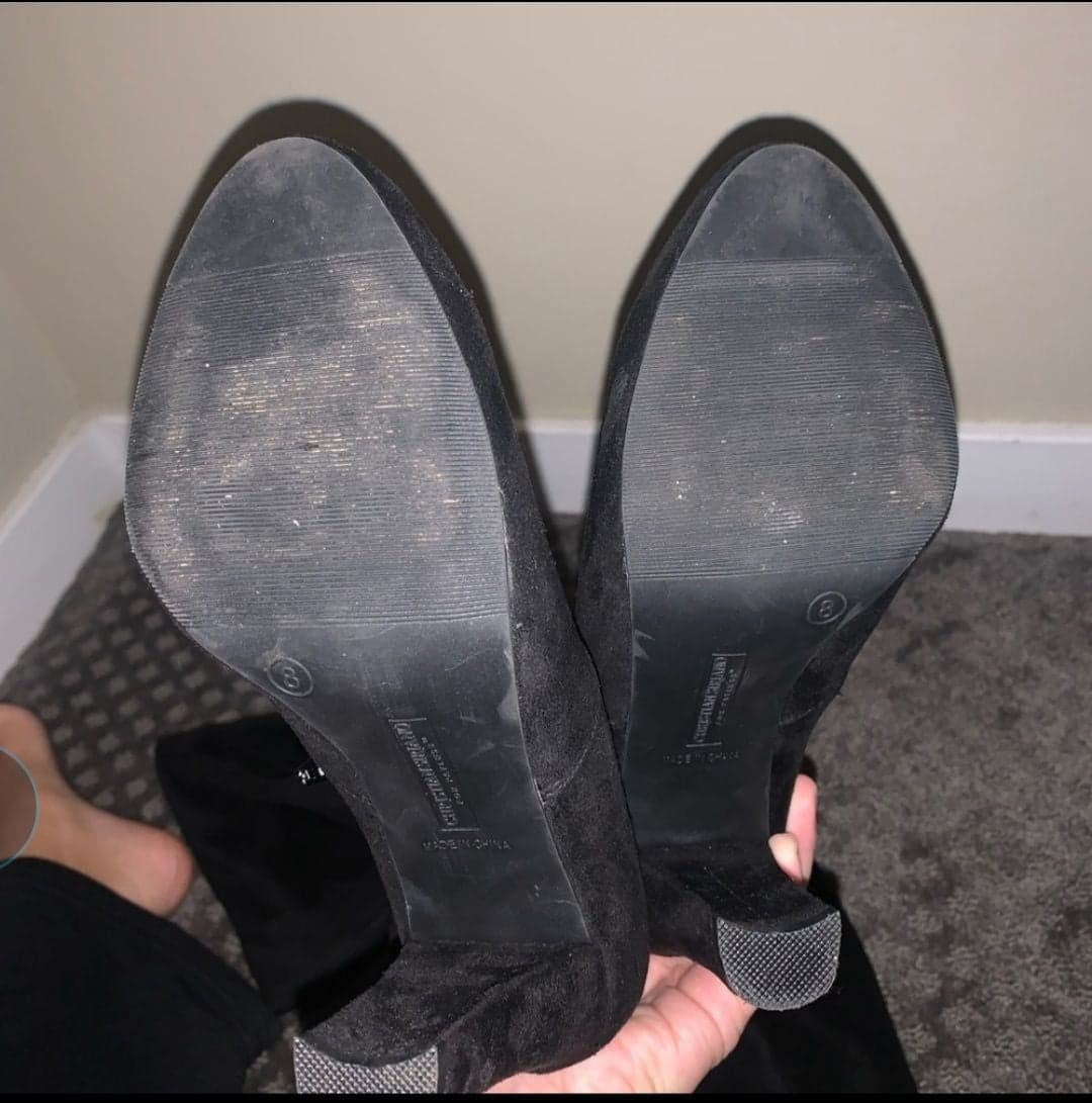 Black over the knee Christian Siriano bo - Thumbnail 8