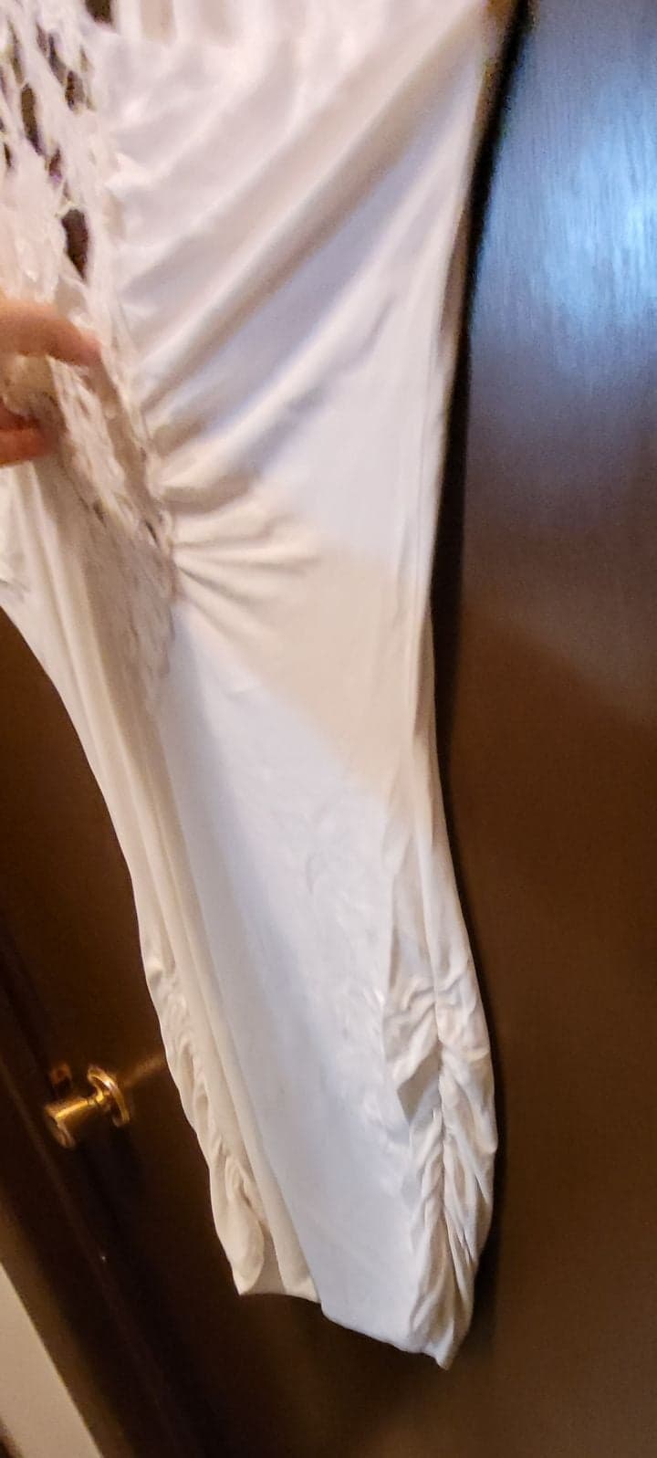 Sexy White long Tank top Sz Medium - Thumbnail 6