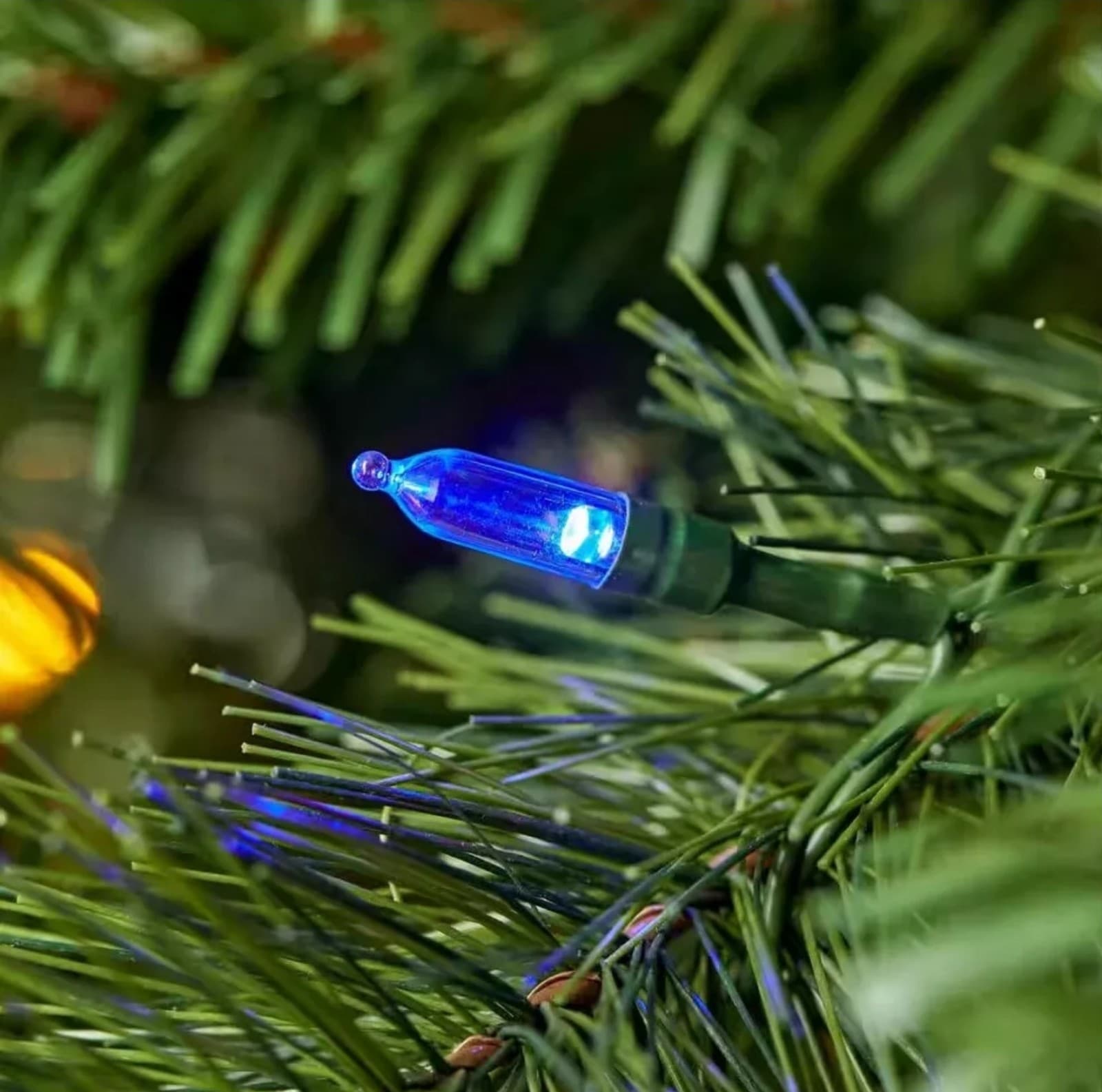 7.5-foot Pre-Lit LED Christmas Tree Home Accents Holiday Edgewater Pine - Thumbnail 3